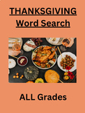 Thanksgiving Word Search- ALL Ages FREEBIE!!!