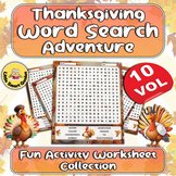 Thanksgiving Word Search Adventure | Fun Activity Workshee
