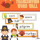 Thanksgiving Word Wall Cards: FREE!