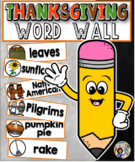 Thanksgiving / Fall Word Wall Cards Set