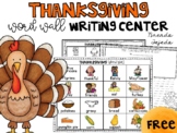 Thanksgiving Word Wall Writing Activity