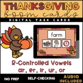 Thanksgiving Words with R-Controlled Vowels - Boom Cards
