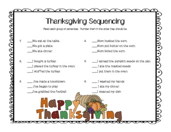 Thanksgiving Worksheets by Learning Fun in K-8 | TpT