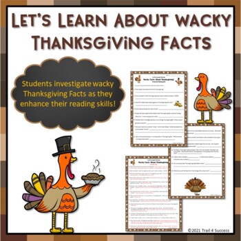 Preview of Thanksgiving Worksheets Wacky Facts Webquest Internet Scavenger Hunt Activity