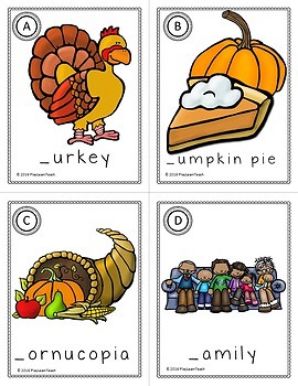 Thanksgiving Write the Room by PlayLearnTeach | Teachers Pay Teachers