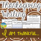 Thanksgiving Writing Activity