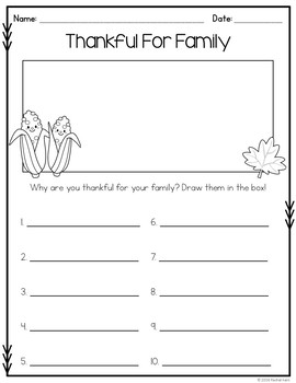 Thanksgiving Writing Activities by Rachel K Resources | TpT