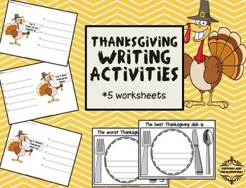 Preview of Thanksgiving Writing Activity