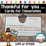 Thanksgiving Writing Activity