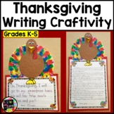 Thanksgiving Writing Activity | Thanksgiving Writing Craft