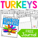 FREE Thanksgiving Writing Activity | Turkey Journal