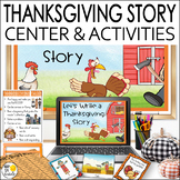 Thanksgiving Writing Center Activities -  November Narrati