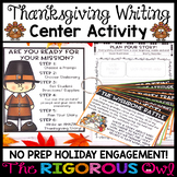 Thanksgiving Writing Center Activity and Prompts