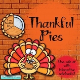 Thanksgiving Writing Craft: Thankful Pie Activity