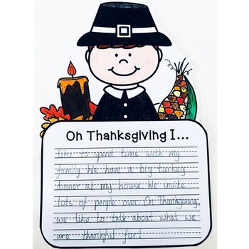 Thanksgiving Writing Crafts | No Prep November Writing Prompts | TpT