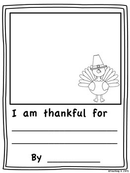 Preview of Thanksgiving Writing FREEBIE