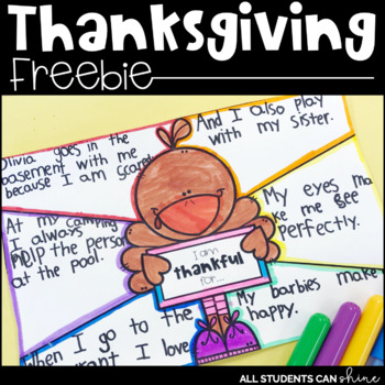 Preview of Thanksgiving Writing FREEBIE