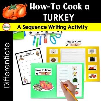 Preview of Thanksgiving Writing How to Cook a TURKEY