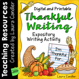 Thanksgiving Writing Lesson - Digital & Printable Writing 