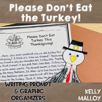 Preview of Thanksgiving Writing Opinion Please Don't Eat the Turkey Trouble