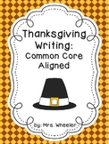 First Grade Thanksgiving Writing