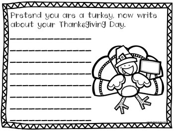 Thanksgiving Writing Prompts (1st - 3rd) by The Busy Class | TpT