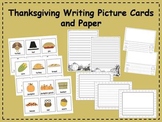 Thanksgiving Writing Picture Cards and Paper Center