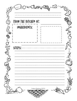 ESL Activities: Family Recipe Book Project  Family recipe book, Recipe book,  Writing worksheets