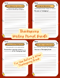 Thanksgiving Writing Prompt Bundle Use Before or After Bre