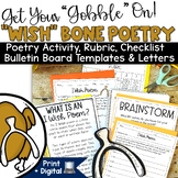 Thanksgiving Writing Prompt Craft Activity I Wish Poetry N