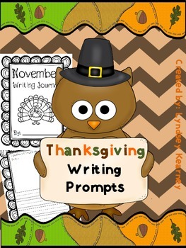 Thanksgiving Writing Prompts by Lyndsey Mayhaus | TPT