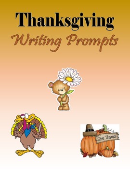 Preview of Thanksgiving - Writing Prompts
