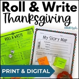 Thanksgiving Writing Prompts & Paper Roll  a Story Thanksg