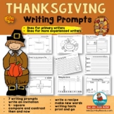 Thanksgiving Writing Prompts |Reading-Writing