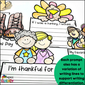 Thanksgiving Writing Prompts - Thanksgiving Writing Activities | TPT