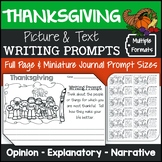 Thanksgiving Writing Prompts with Pictures | Thanksgiving 