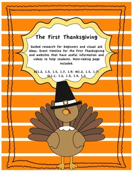 Preview of Thanksgiving Writing, Reading Comprehension & Research Projects Freebie