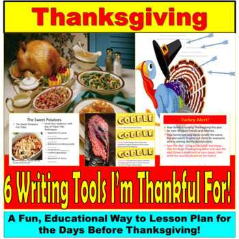 Preview of Thanksgiving : Writing Tools of Thanks PowerPoint