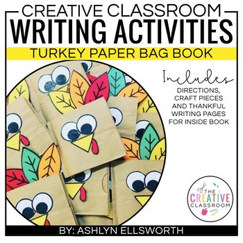 Preview of Thanksgiving Turkey Craft | Paper Bag Book Craft for November