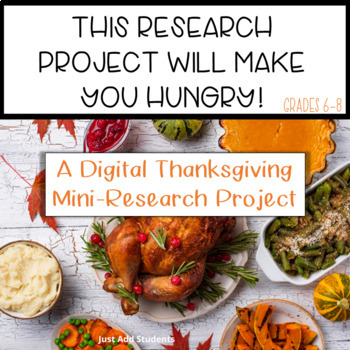 Preview of Thanksgiving Writing and Short Research Project 