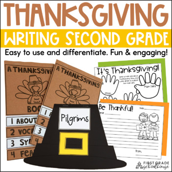 Preview of Thanksgiving Writing Activities Second Grade - Thanksgiving Writing Prompts
