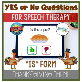 Preview of Thanksgiving Yes and No Questions is form Basic Concepts for Speech therapy BOOM