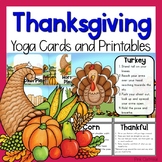 Thanksgiving Yoga Cards and Printables