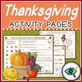 Thanksgiving activities and games