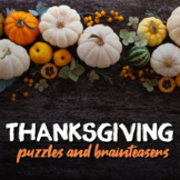 Thanksgiving and Fall Packet — Thanksgiving Word Search Em