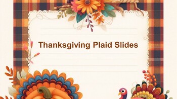 Preview of Thanksgiving and Fall Slides