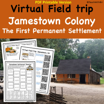 Preview of Thanksgiving and Jamestown Virtual Field Trip Activity Pack