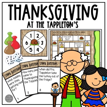 Preview of Thanksgiving at the Tappleton's Comprehension Activities