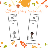 Thanksgiving bookmarks