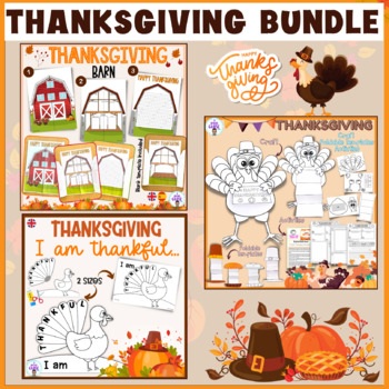 Preview of Thanksgiving activities bundle